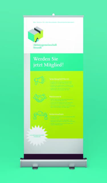 ... einen Roll-up ...