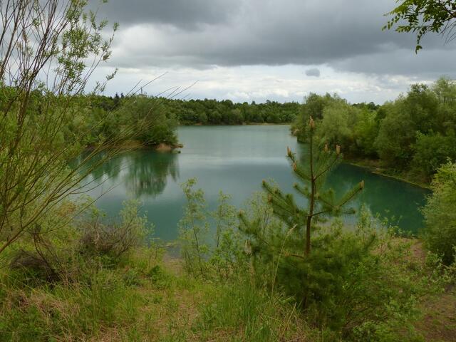 Auch bei grau bewölktem Himmel bietet der See sich als schönes Ausflugsziel an.