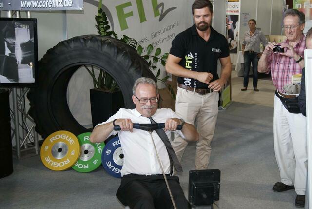 Stellvertretender Vorsitzender Manfred Nerlinger bei der LEWA 2016