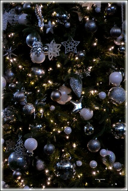 Ein herrlich geschmückter Tannenbaum verbreitet Weihnachtsstimmung im Bahnhof Pferdemarkt (Foto: Katja Woidtke)