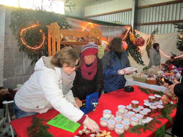 lebhafter Brotverkauf