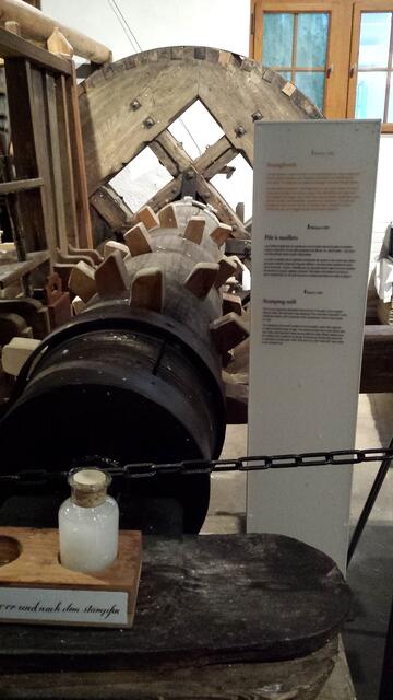 Nockenwelle zum Antrieb der Stampfer