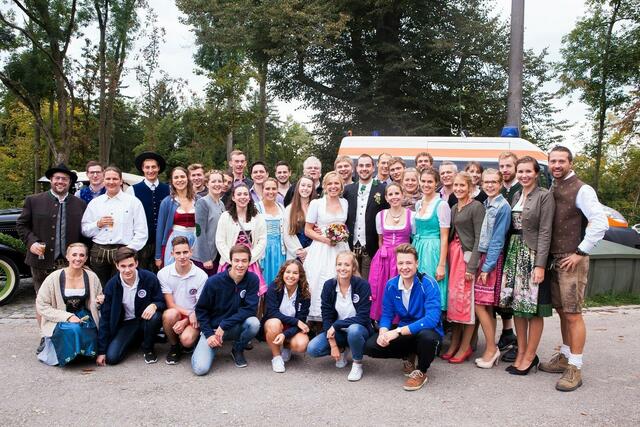 Starkes Team! Die Wasserwacht bei Simis+Tobis Hochzeit