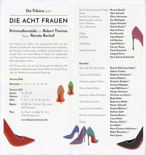 Flyer vom Leibniz-Theater