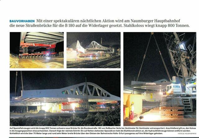 Der 1000t Monsterkran von Naumburg / 29.12.2016 !