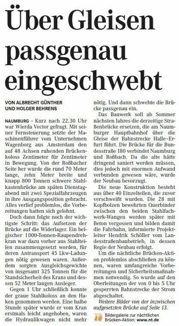 Der 1000t Monsterkran von Naumburg / 29.12.2016 !