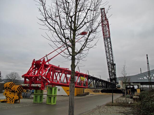 Der 1000t Monsterkran von Naumburg / 29.12.2016 !