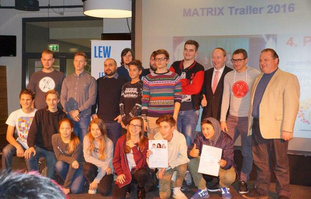 Matrix-Delegation erhielt den 4. Platz und bekam 500 Euro Preisgeld überreicht