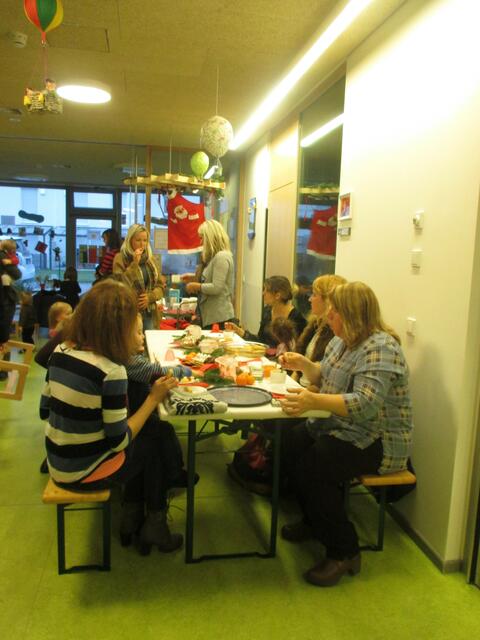 Unser Elternbeirat hat im Advent ein Elterncafe organisiert.