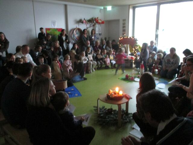 Gut besucht, unser "singender und klingender Advent".