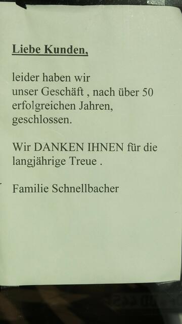 Leider geschlossen ! ! !