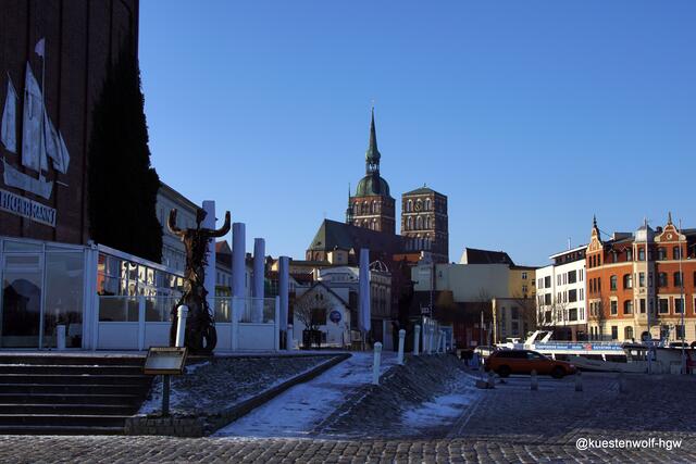 Blick auf die Kirche St. Nikolai