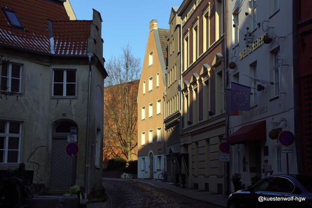 Enge Straßenschluchten
