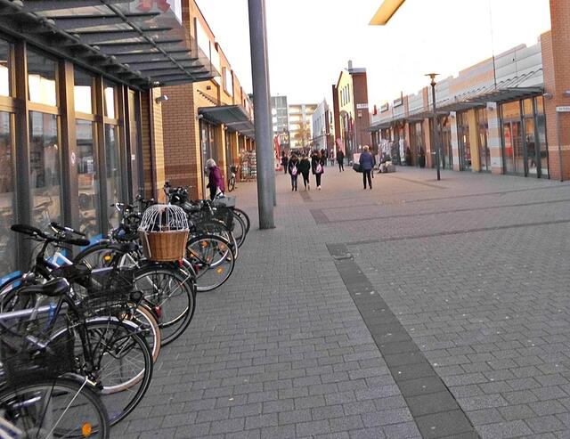 Viel Platz für Fußgänger