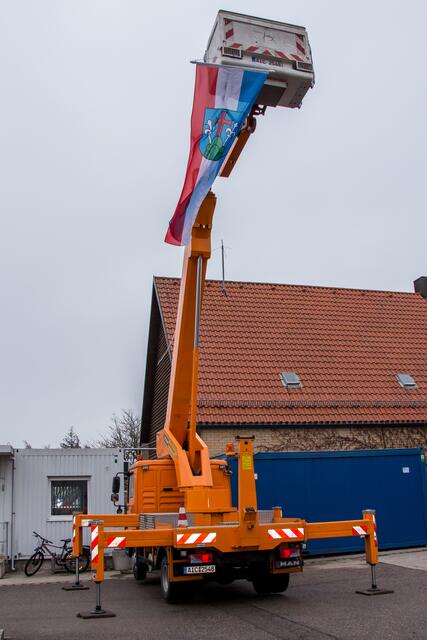 Fahrzeugweihe im Friedberger Baubetriebshof