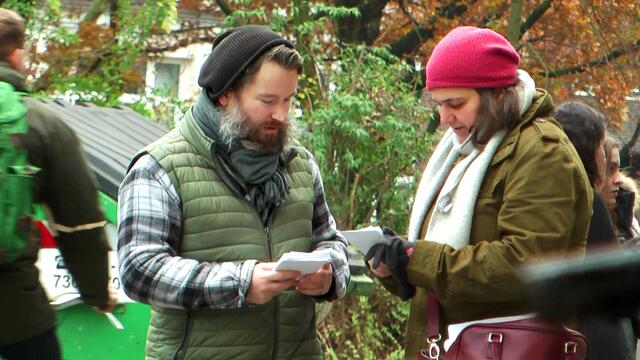 Zettel verteilen und Aushänge machen - gemeldet hat sich niemand