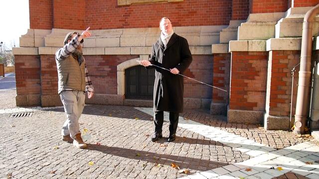 Hier steht sonst der NDR Übertragungswagen - aber Weihnachten ist nun ja vorbei.