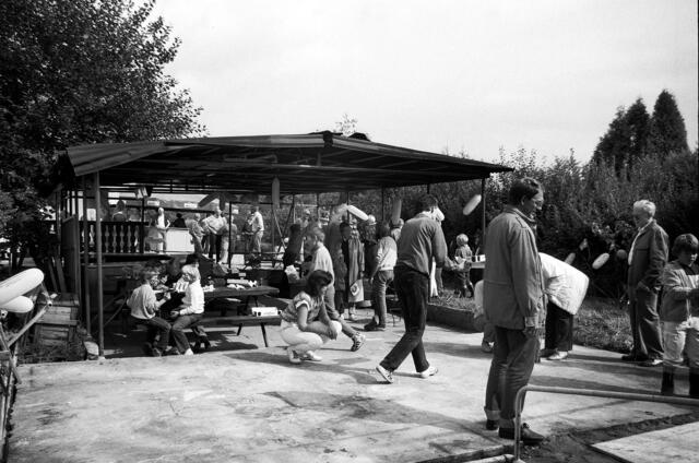 Mit einem Sommerfest feierte der Apfelgarten 1986 sein neues Vereinsheim.