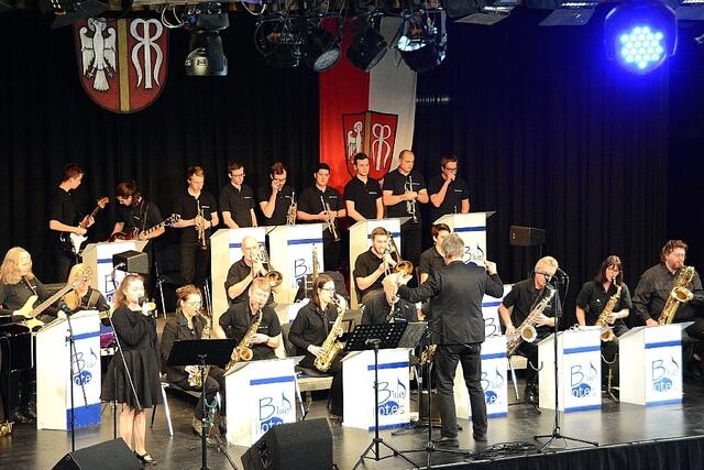 Umrahmte den Neujahrsempfang musikalisch: Die Big Band Blue Notes.