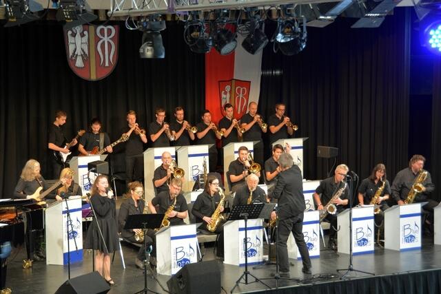 Umrahmte den Neujahrsempfang musikalisch: Die Big Band Blue Notes.