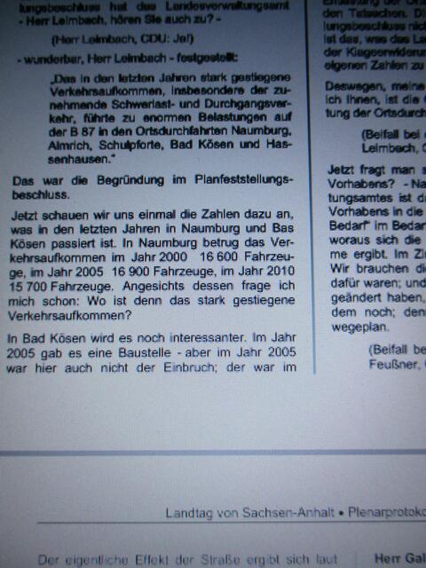 aus dem Landtagsprotokoll 2012...