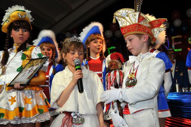Das Kinderprinzenpaar aus Hannover: Prinzessin Lara-Marie I. und Prinz Keno-Noel I.