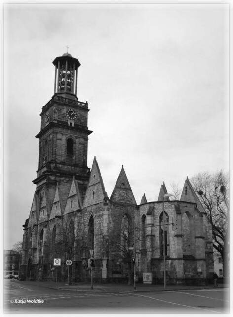Die Aegidienkirche, benannt nach dem heiligen Ägidius, stammt aus dem 14. Jahrhundert und steht an der Ecke Breite Str. / Ostertstr. nur ein paar Schritte vom Aegi entfernt (Foto: Katja Woidtke)