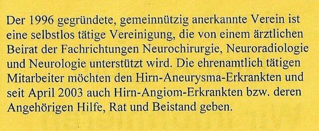 Vorwort der Infobroschüre