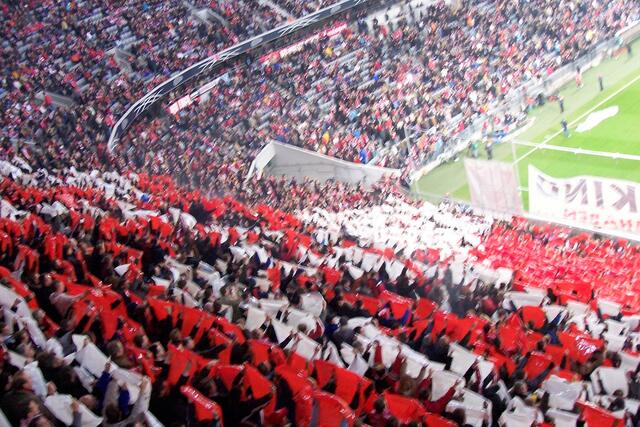 Super-Stimmung in der Südkurve !