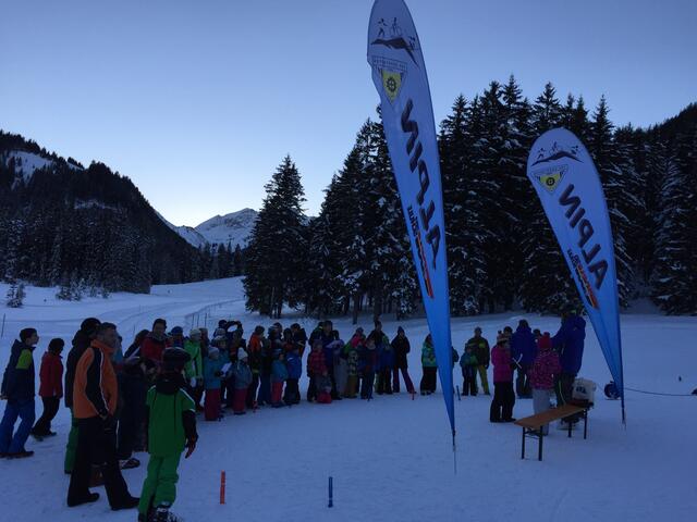 Am letzten Tag fand ein Skikursabschlussrennen statt. Anschließend gab es eine Siegerehrung!