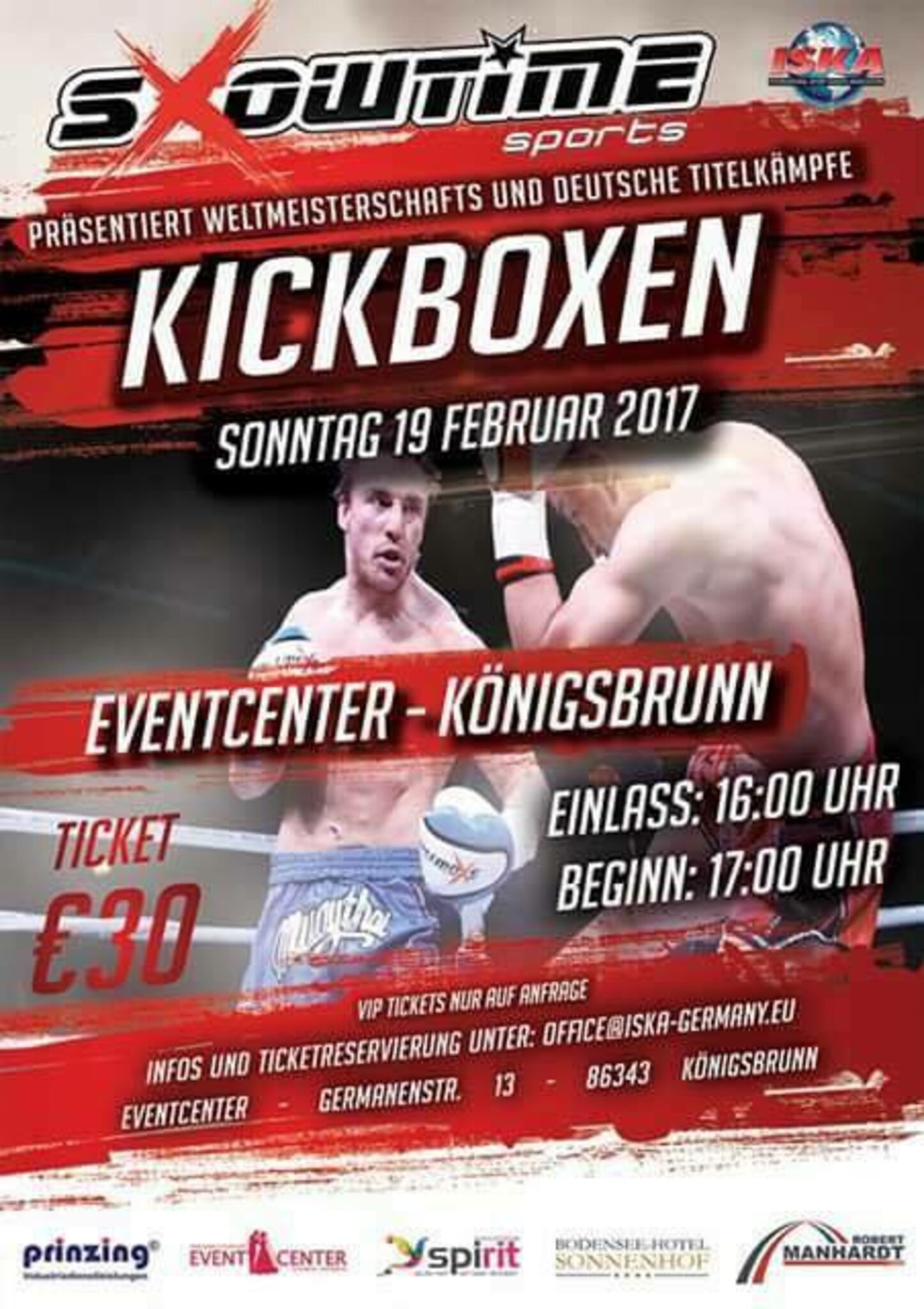 Die KickboxChampions geben sich in Königsbrunn die Ehre Königsbrunn