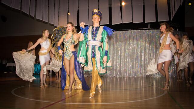 30. Ball der Junggebliebenen 2017 - Im Reich der Götter - Show der Narreusia - Prinzessin Verena II. und Prinz Manuel I.