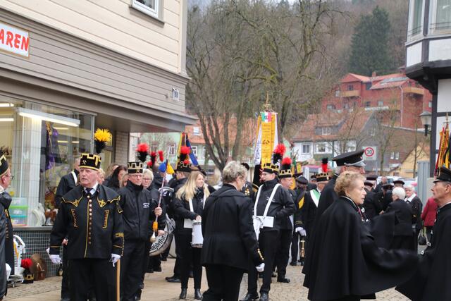 Aufstellung zur Bergparade
