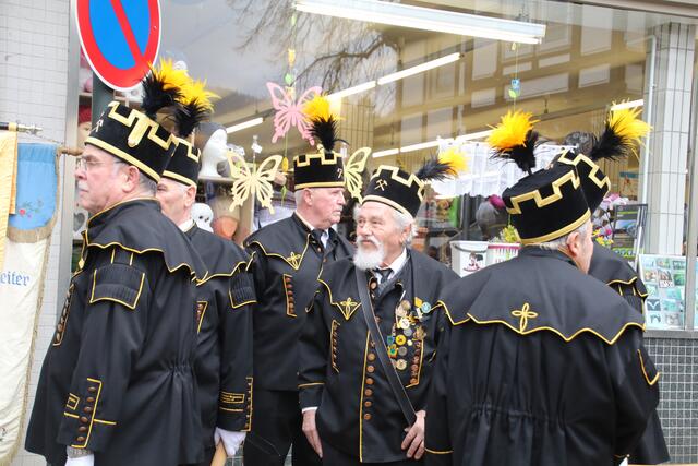 Aufstellung zur Bergparade