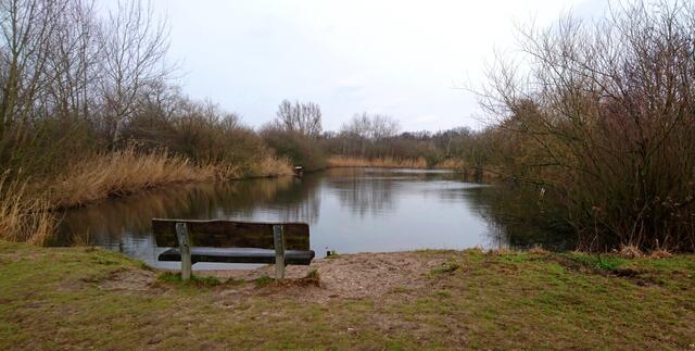 Ein kleiner See in der Nähe