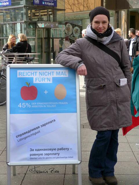 "Ich bin auch für Lohngleichheit."