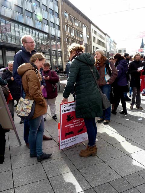 Equal Pay Day - Infostreuung