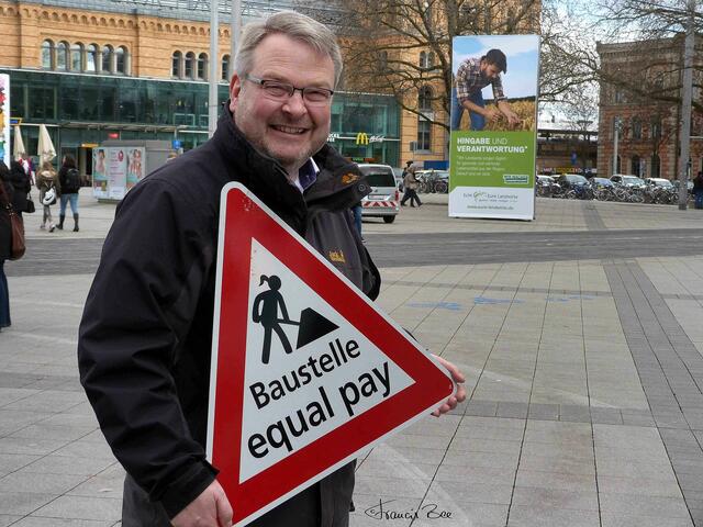 Thomas Hermann beim Equal Pay Day