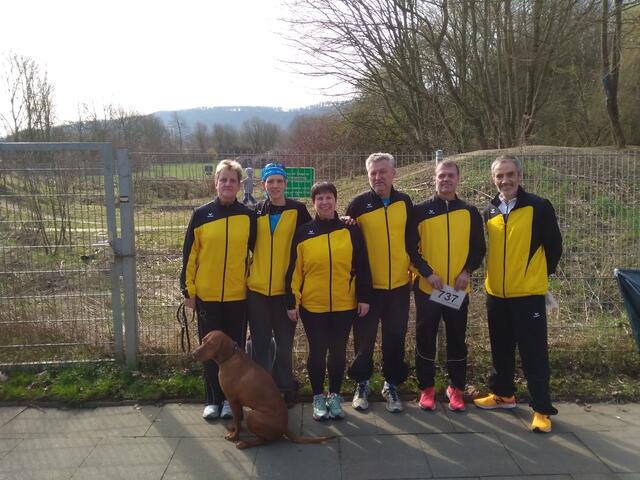 Post SV Lehrte: Birgit, Mandy, Christine, Jürgen, Dirk und Reinhard