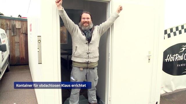 "Höre niemals auf zu kämpfen" - sagt Max Bryan am Tag der Container-Aufstellung | Foto: Facebook / Max Bryan