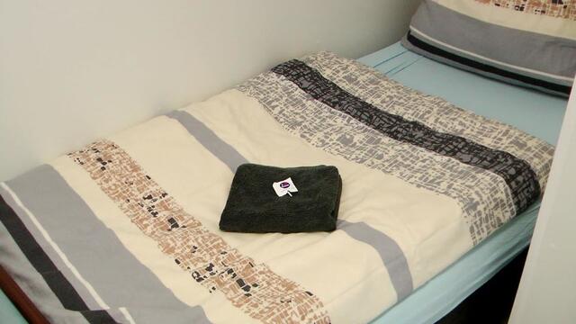 Klaus sein Bett wartet schon