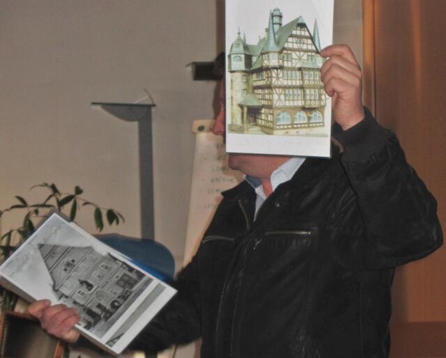 Von dieser Zeichnung wurde ein Modell angefertigt, das heute noch vorhanden ist.