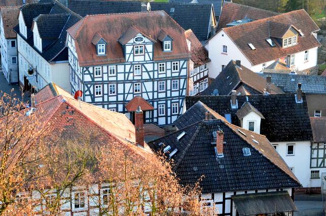 Blick vom Glockenturm über die Altstadt