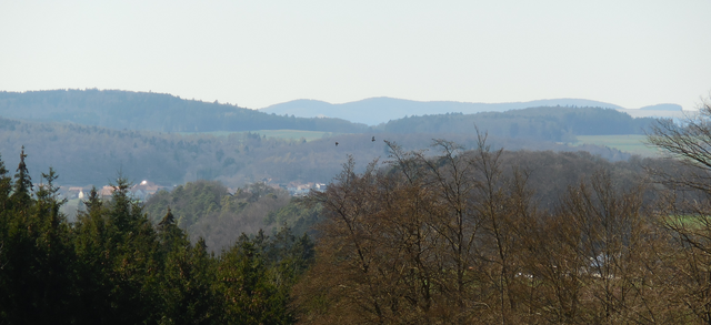 Leider war der Blick in die Ferne ein bißchen diesig.