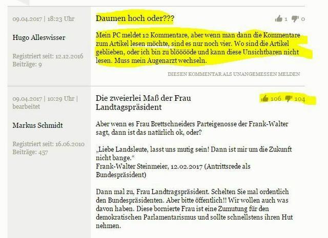 Fällt eigentlich jedem auf....