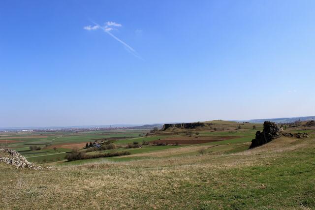 Blick zum Goldbergplateau