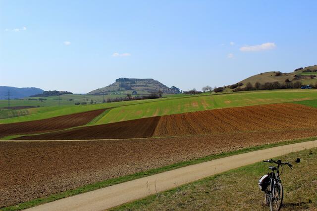 Blick vom Langenberg zum Ipf