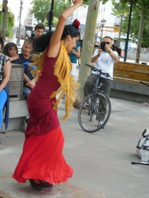 Flamenco auf der Straße in Sevilla