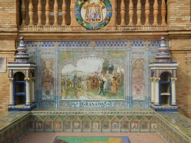 La Plaza de Espana in Sevilla