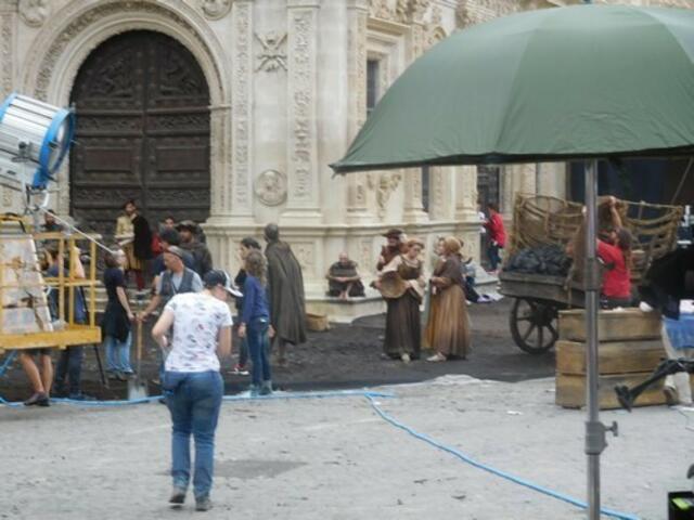 Dreharbeiten in Sevilla